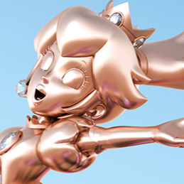 Pink Gold Peach