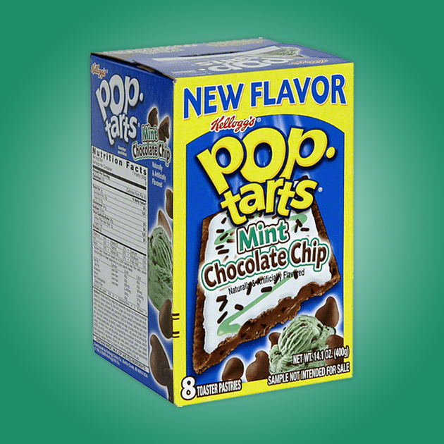 Mint Chocolate Chip Poptarts